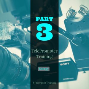 teleprompter training